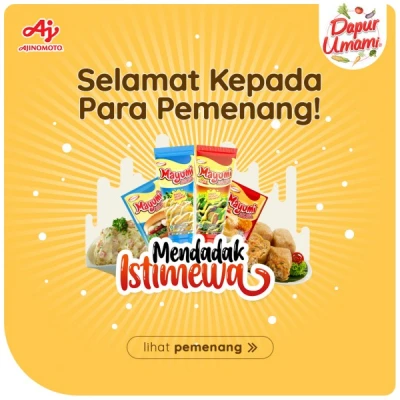 Selamat Untuk Para Pemenang #MendadakIstmewa Mayumi